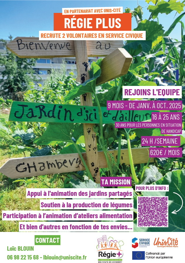 🌱 Rejoignez-nous en tant que Volontaire en Service Civique ! 🌱